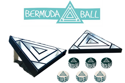 Bermuda Ball Set - Midnight Green & White